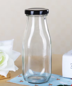Wholesale Glass Milk Tea Bottle Eco Friendly Glass Bottles