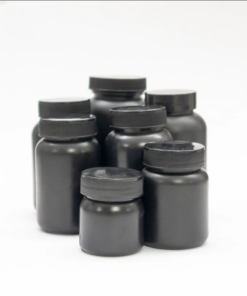 Wholesale Black Hdpe Empty Bottle For Secure Storage