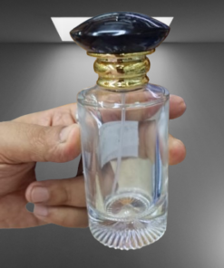 Wholesale Luxury Glass Empty Clear Cylinder Perfume Bottle With Mist Spray Cap