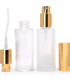 Wholesale Round Refillable Perfume Glass Fine Mist Spray Bottle