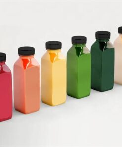 Wholesale Pet Square Juice Bottles